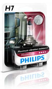 Philips H7 24V Scheinwerferbirne 70W PX26d MasterDuty 1st. Bliste (13972MDB1)