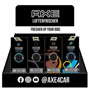 AXE MINI VENT Air Freshener/Lufterfrischer Ice Chill, Black, Dark Temptation, Al