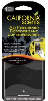 California Scents PAPER SLIDER ICE Air Freshener/Lufterfrischer 1er Karte im 6er