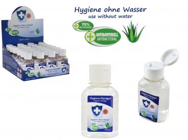 Hygiene Handgel Aloe Vera Antibakteriell 70% Alcohol 100ml 24er T-Dsp.