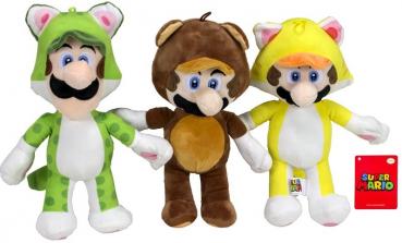 Plüsch Nintendo Super Mario Bross Power Suits 3/s S3 36cm