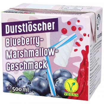 Durstlöscher Blueberry-Marshmallow Geschmack 500ml 12st.Tetra Pack(Pfandfrei)