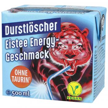 Durstlöscher Eistee Energy Geschmack 500ml 12st.Tetra Pack(Pfandfrei)