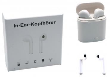 Bluetooth In-Ear-Kopfhörer inkl. tragbare Ladehülle