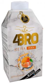 4Bro Ice Tea Peach Eistee 500ml TetraPack