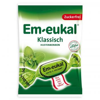 Em-eukal Klassisch zuckerfrei, Hustenbonbon, 75g Beutel