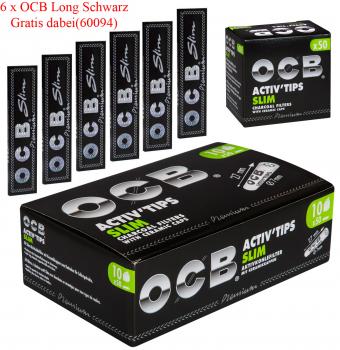 OCB Aktiv Tips Slim 7mm Aktion 16 tlg.(OCB Tips Slim 7mm 10x97026)GRATIS ZUGABE