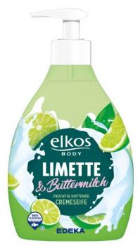 Elkos Flüssigseife Limette&Milch Spender 500ml