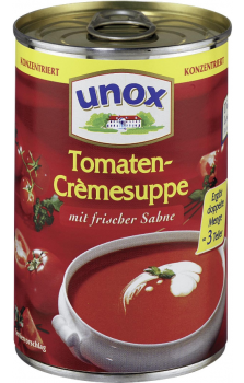 Unox konz.Tomaten Crèmesuppe Extra mit frische Sahne 379ml Dose
