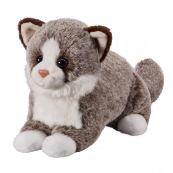 Plüsch Katze Super Soft dunkelbraun(Bauer 12510)ca 25cm