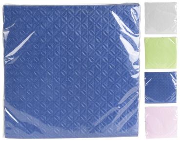 Servietten Sortierte Farben Weiß, Pink, Blau, Grün 33x33cm 20er Pack