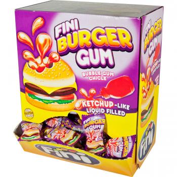 Fini BURGER Bubble Gum/Kaugummi flüssige füllung Cola Lemon Geschmack - 200 Stüc