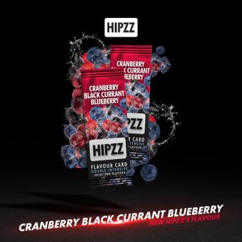 HIPZZ CRANBERRY BLACK CURRANT BLUEBERRY Flavouring Cartridge Aroma Card im 20er