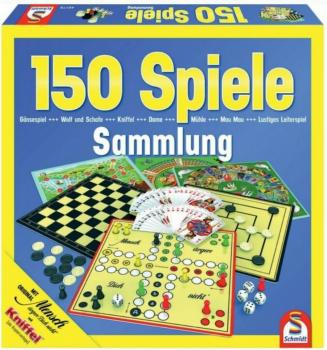 Spielesammlung 150 Spielmöglichkeiten Schmidt (49178)Mensch ärgere Dich nicht, d