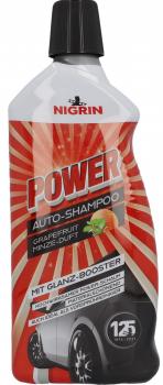 NIGRIN POWER Auto-Shampoo mit Glanz-Booster Grapefruit Minze-Duft 1L