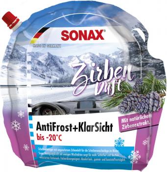 SONAX AntiFrost + KlarSicht bis -20°C mit natürlichem Zirbenextrakt 3L