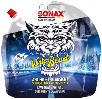 SONAX WinterBeast AntiFrost + KlarSicht bis -20°C Scheibenreiniger mit Beastpowe