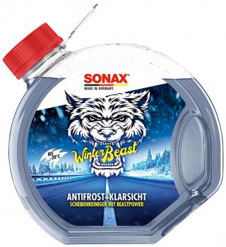 SONAX WinterBeast AntiFrost + KlarSicht bis -20°C Scheibenreiniger mit Beastpowe