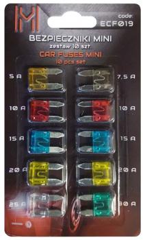 Kfz-Flachsicherungen Mini 10er Set