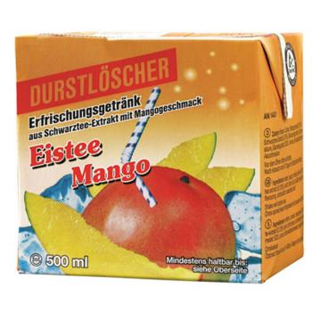 Durstlöscher Eistee Mango 0,5l 12st.Tetra Pack(Pfandfrei)