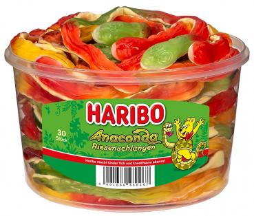 Haribo Riesen-Schlangen in 30er Rundbox