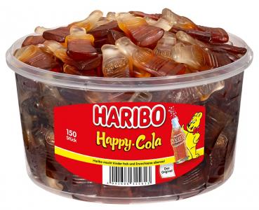 Haribo Happy Cola in 150er Rundbox