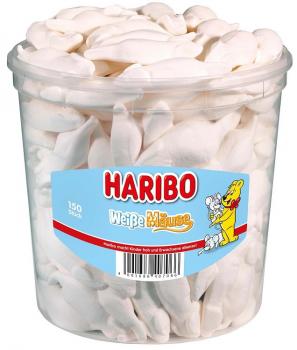 Haribo Weisse Mäuse in 150er Rundbox