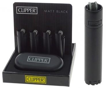 Clipper Fzg. MATT BLACK MICRO CP22 mit Metal Geschenkbox (CMPM011) im 12er T-Dsp