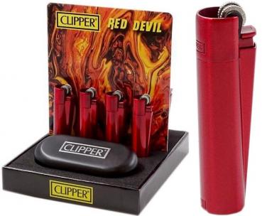 Clipper Fzg. RED DEVIL MICRO CP22 mit Metal Geschenkbox (CMPM011) im 12er T-Dsp.