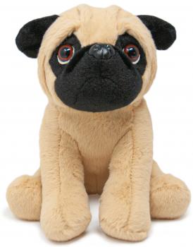 Mops Plüsch Supersüß/Soft sitzend sort.ca.20cm