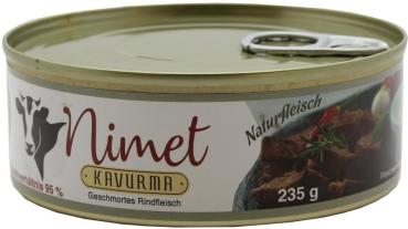 100% Rindfleisch, Konservenfleisch 235g Halal "OPEN-EAT"/"OPEN-WARM UP-EAT"