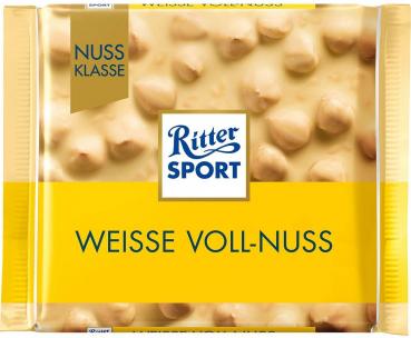 Ritter Sport Nussklasse Weisse Voll-Nuss 100g