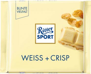 Ritter Sport Weiß + Crsip 100g