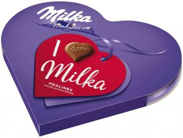 I Love Milka "Herzform" Milka Pralinen 44g