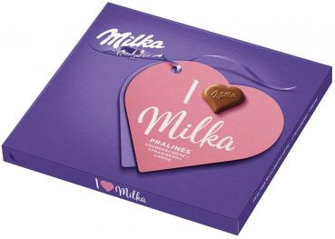 I Love Milka "Von Herzen" Milka Erdbeer Pralinen 110g