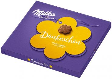 I Love Milka "Dankeschön" Milka Milchcréme Pralinen 110g