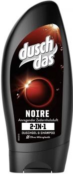 Duschdas NOIRE Zedernduft 2in1 Duschgel&Shampoo ohne Mikroplastik 250ml