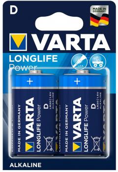 VARTA Longlife Power Alkaline Mono LR20-D-4920 1,5V 2er BK "DNP Preis"