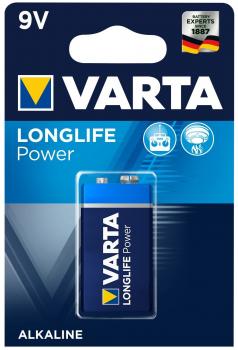 VARTA Longlife Power Alkaline E-Block 9V 4922 1er BK "DNP Preis"