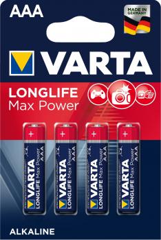 Varta Longlife Max Power Micro Alkaline LR3-AAA(4703) 1,5V 4er BK