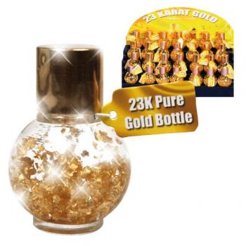 23K Gold in Flasche mit Display