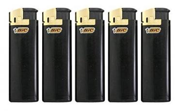 BIC Elektronik J38 Schwarz mit Goldkappe