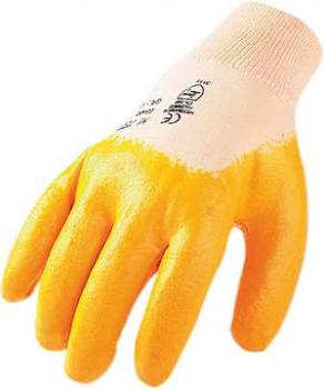 Nitril-Handschuh, gelb; PSA, EN 388; Kat.: II, Größe 7