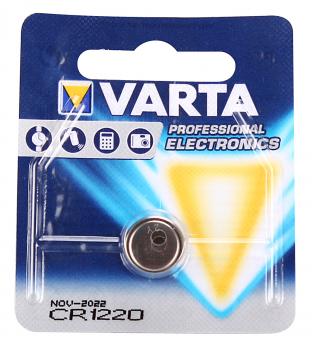 Varta Knopfzelle CR 1220(6220); Lithium 3V 1er BK