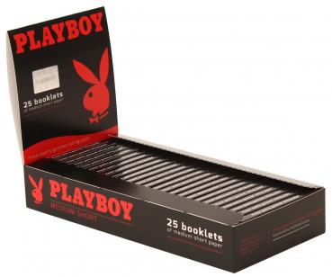 Playboy Zig.Papier Rot Medium kurz 25er