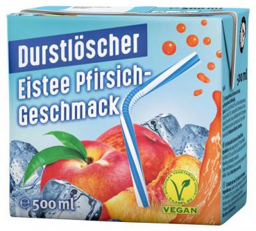 Durstlöscher Eistee Pfirsich 0,5l 12st.Tetra Pack(Pfandfrei)