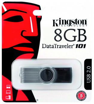 USB Stick Kingston 8 GB/2.0  DataTraveler 101 Blisterkarte