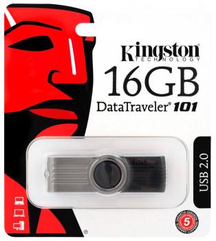 USB Stick Kingston 16 GB/2.0  DataTraveler 101 Blisterkarte