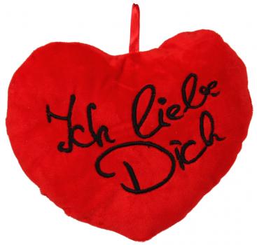 Herz rot 25cm "Ich liebe Dich"