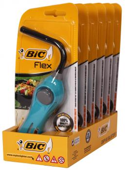 BIC Kerzenanzünder "FLEX", geblistert im Display, 2-farbig sort."